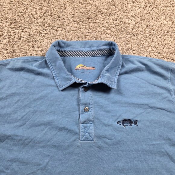 Orvis Other - Orvis Polo Shirt Mens Large Blue Short Sleeve Casual Performance Golf